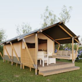 tenda safari wood